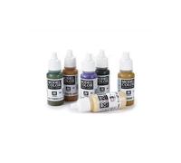 Pack 5 Botes de Pintura acrílica Vallejo Model Color (a Elegir de la Carta de Colores)
