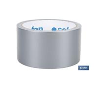 Pack 5 Cintas Americana Gris Reforzada con Fibra de Vidrio - Medida 50 mm x 10 mts
