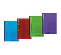 PACK 5 LIBRETA DE APUNTES ENCOLADA CAMPUS DIN A4 90 GRAMOS 40 HOJAS CUADRICULA 5MM CAMPUS