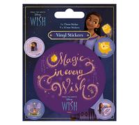 Pack 5 pegatinas Wish (Magic in every Wish) 7,5 cm y 3 cm