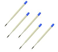 PACK 5 Recambios para Bolígrafo tipo PARKER. Color Azul