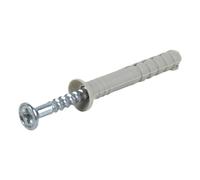 Pack 500 Tacos de Golpe con Collarín Avellanado - Medidas: Ø6 mm x 40 mm
