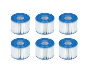 Pack 6 cartuchos spa tipo s1 intex
