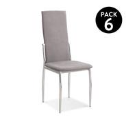Pack 6 sillas de comedor Sakura Gray marengo sakura