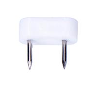 PACK 6 unid. TOPE ARMARIO 2 PUNTAS 7x18mm BLANCO EDM