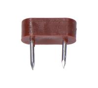 PACK 6 unid. TOPE ARMARIO 2 PUNTAS 7x18mm MARRON EDM