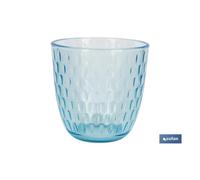 Cofan Set de vasos de agua | Modelo Ópalo | Capacidad: 29 isponibles en packs de 6 unidades (Color Azul)