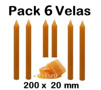 VELA MIEL PERFUMADA 20 CM PACK 3