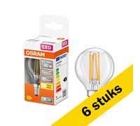 Pack: 6x Osram bombilla LED E14 filamento transparente de 4 W (40 W)