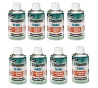 PACK 8 UNIDADES ZZ Coopermatic Fly Killer 250ml - Zelnova. Insecticida eficaz contra moscas, mosquitos y demas insectos voladores. Con piretrinas naturales. Larga duracion.