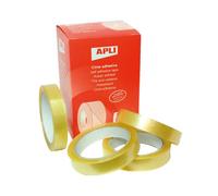 Pack 8x Apli cinta adhesiva transparente 19mm x 33m