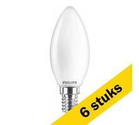 Pack Ahorro: 6x Philips bombilla LED E14 mate 6,5 W (60 W)