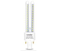 【PACK AHORRO】Bombilla de Bajo Consumo LED con 2 Pines, Bombillas LED con Casquillos Cuadrado PLC 2U, Tubo de 12W, Maiz G24, 1200Lm, Luz Fría 6500K, No regulable, Pack de 6, Modelo para Sustituir el