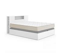 Pack ahorro matrimonio canapé con cabecero ten y colchón viscoelástico nova plus 150 x 190 cm