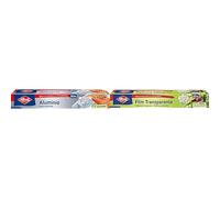 Pack Albal: Papel de Aluminio Extra Resistente 30m + Film Transparente Autoadherente 50m