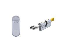Pack Apertura No Remota por Wifi: Linus Smart Lock Cerradura inteligente motorizada y Cilindro HS-K Linus® 35mm x 30mm