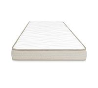 Pack Base tapizada Dollie con Colchón viscoelástico Nova 90 x 190 cm | Altura 15cm | Firmeza media alta | Tejido Transpirable y Antiacaros Gray 90 x 190