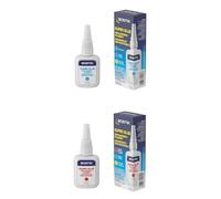Pack Bostik Pegamento Instantáneo Gel 50g + Líquido 50g - Extra Fuerte, Secado Rápido, Multiusos para Madera, Metal, Plástico, Vidrio y Porcelana