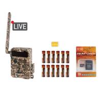Pack Cámara Trampa - NUM'AXES - PIE1067 - 32 GB de memoria - HD 720P 1280 x 720 píxeles - Tarjeta multioperador - Nuevo