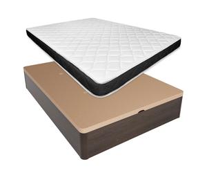 Pack Canapé Abatible con Colchón Viscoelástico Fresh, 13cm de grosor - Duérmete Online Wenge 90x190cm