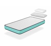 Pack colchón 80x200 cama infantil - altura 14 cm promo confort + 1 almohada junior 70x35 + 1 protector colchón 80x200 cm