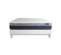Pack colchón actiflex confort 180x200cm + somier multiláminas, muelles ensacados y espuma viscoelástica, 3 zonas de confort