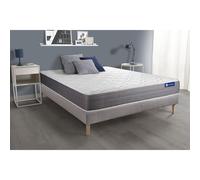 Pack colchón Actiflex dream 120x190cm + Somier, Muelles ensacados y espuma viscoelástica, 3 zonas de confort Grey 120 x 190