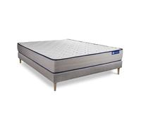 Pack colchón actiflex form 150x190cm + somier, muelles ensacados y espuma viscoelástica, 3 zonas de confort