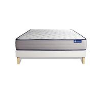 Pack colchón actiflex form 160x200cm + somier multiláminas, muelles ensacados y espuma viscoelástica, 3 zonas de confort