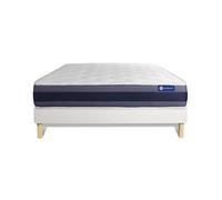 Pack Colchón Actiflex Morpho 140x200cm + Somier Multiláminas, Muelles Ensacados Y Espuma Viscoelástica, 3 Zonas De Confort