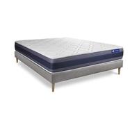 Pack Colchón Actiflex Morpho 200x200cm + Somier, Muelles Ensacados Y Espuma Viscoelástica, 3 Zonas De Confort
