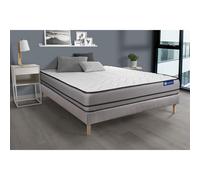 Pack colchón Actiflex night 120x195cm + Somier, Muelles ensacados, 3 zonas de confort Grey 120 x 195