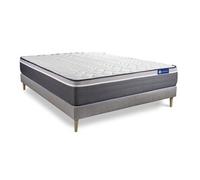 Pack Colchón Actiflex Plus 160x190cm + Somier, Muelles Ensacados Y Espuma Viscoelástica
