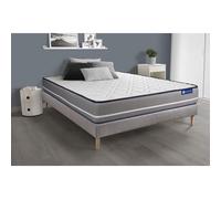 Pack colchón Actiflex pur 120x220cm + Somier, Muelles ensacados, 3 zonas de confort Grey 120 x 220