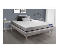 Pack colchón Actiflex soft 120x200cm + Somier, Muelles ensacados, 3 zonas de confort Grey
