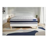 Pack Colchón Actilatex Ergo 120x200cm + Somier Multiláminas, Látex Y Espuma Viscoelástica, 5 Zonas De Confort