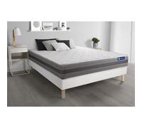 Pack colchón Actilatex relax 120x200cm + Somier multiláminas, Látex y espuma viscoelástica, 5 zonas de confort White 120x200cm