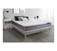 Pack colchón Actilatex zen 120x190cm + Somier, Látex y espuma viscoelástica, 7 zonas de confort Grey 120 x 190