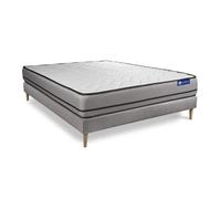 Pack colchón Actimemo night 200x200cm + Somier, espuma viscoelástica, 3 zonas de confort Grey 200 x 200