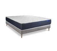 Pack colchón Actimemo sleep 180x210cm + Somier, espuma viscoelástica, 5 zonas de confort Grey 180 x 210