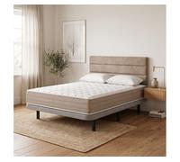 Pack colchón pocket duo y base titan gris 150x200cm