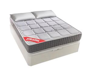 Pack Colchón Y Canapé 150x190 Pikolin Troas Blanco Montaje Incluido