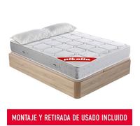 Pack Colchón Y Canapé 150x200 Pikolin Wow Natural Montaje Incluido