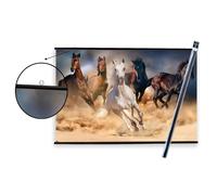 Pack colgador con poster five horses