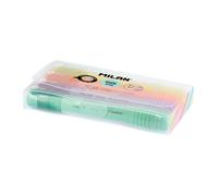 pack con 4 rotuladores fluorescentes punta 2-4mm varios en estuche milan