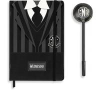 Pack Cuaderno Y Bolígrafo Uniforme Wednesday Addams
