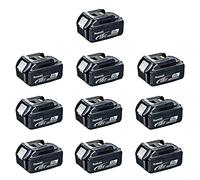 Pack de 10 baterías de Iones de Litio LXT 3.0 Ah de 18 V con indicador de Carga BL1830B MAKITA