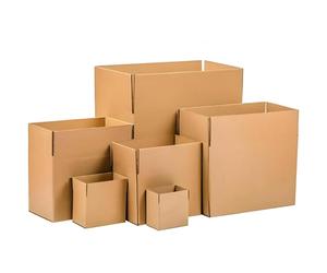 [ Pack de 10 ] Caja de Carton Plegable Multiuso para Mudanza Embalaje, Envio Paquete Almacenaje Guarda Todos de 40x30x25 30L, 50x35x30 50L, 60x40x40 95L, 80x40x40 125L
