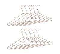 Pack de 100 perchas ropa, Perchas metálicas, Perchas antideslizantes dorado rosa
