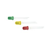 Pack de 100 uds led 5 mm y 12 v de color rojo electro dh 12.675/5/12/r